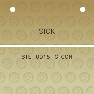 sick-ste-0d15-g-con