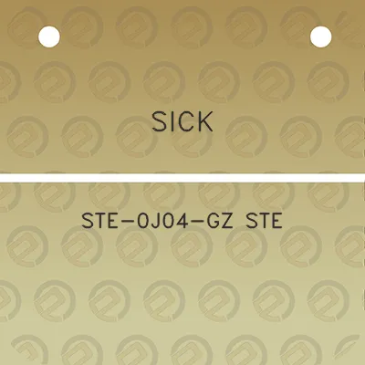 sick-ste-0j04-gz-ste