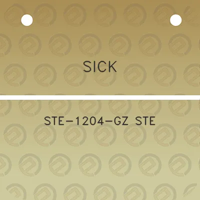 sick-ste-1204-gz-ste