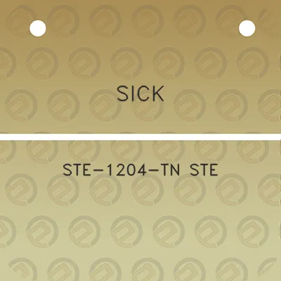 sick-ste-1204-tn-ste