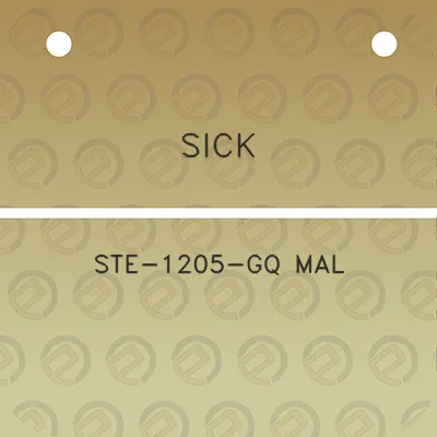 sick-ste-1205-gq-mal