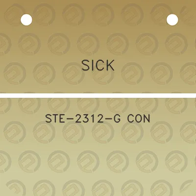 sick-ste-2312-g-con