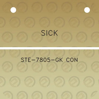 sick-ste-7805-gk-con