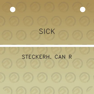 sick-steckerh-can-r