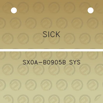 sick-sx0a-b0905b-sys