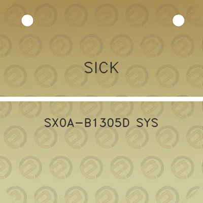 sick-sx0a-b1305d-sys