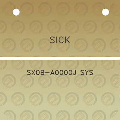 sick-sx0b-a0000j-sys