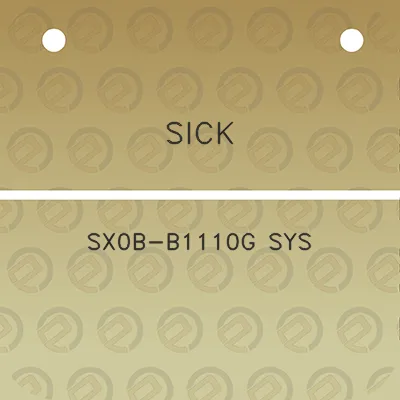 sick-sx0b-b1110g-sys