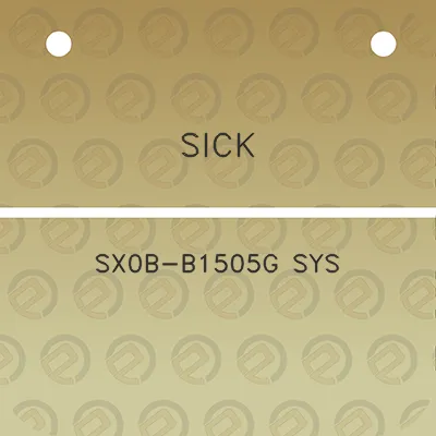 sick-sx0b-b1505g-sys