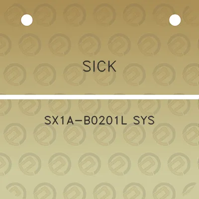 sick-sx1a-b0201l-sys