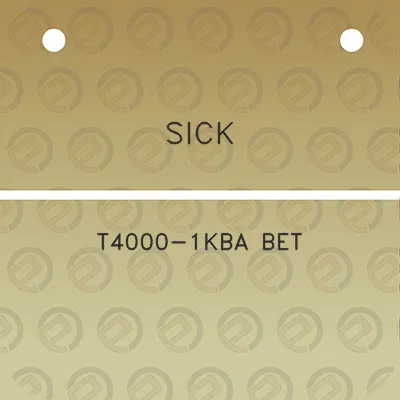 sick-t4000-1kba-bet