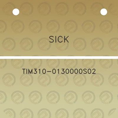 sick-tim310-0130000s02