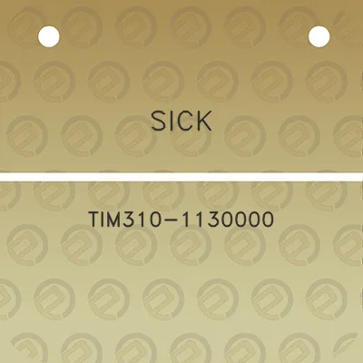 sick-tim310-1130000