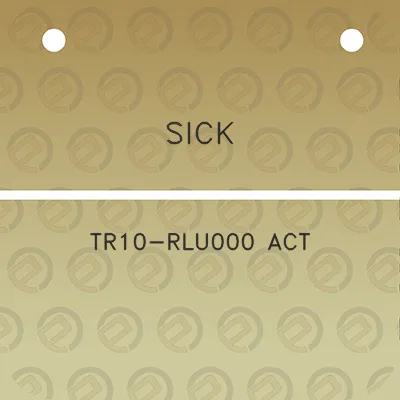 sick-tr10-rlu000-act