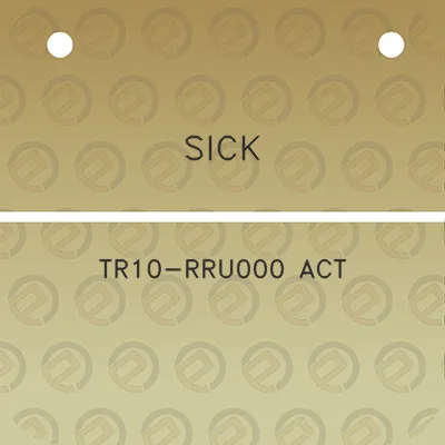 sick-tr10-rru000-act