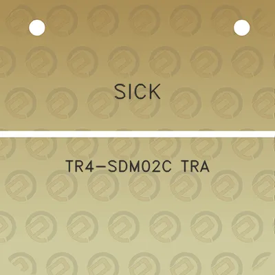 sick-tr4-sdm02c-tra