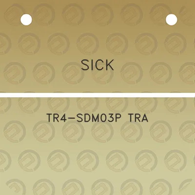 sick-tr4-sdm03p-tra