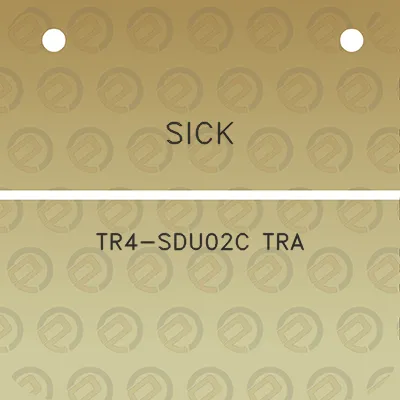 sick-tr4-sdu02c-tra