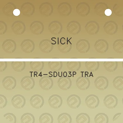 sick-tr4-sdu03p-tra