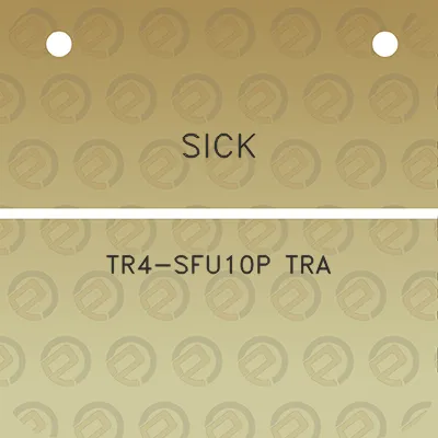 sick-tr4-sfu10p-tra