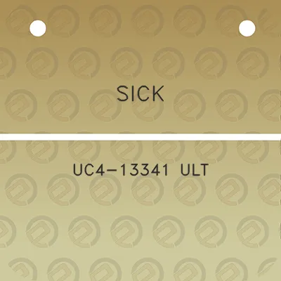 sick-uc4-13341-ult