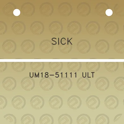 sick-um18-51111-ult