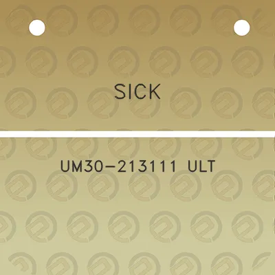 sick-um30-213111-ult