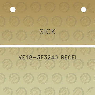 sick-ve18-3f3240-recei