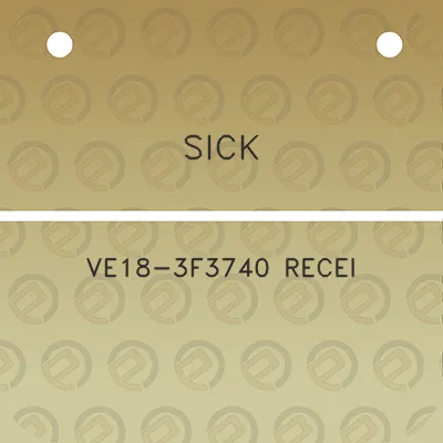 sick-ve18-3f3740-recei