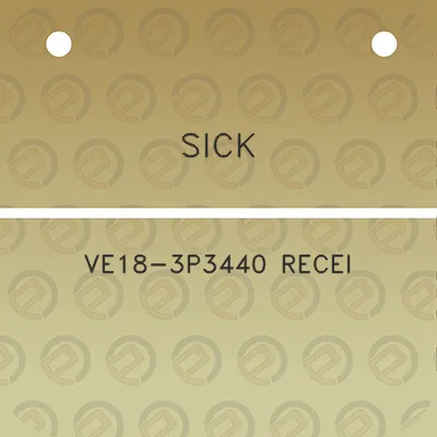 sick-ve18-3p3440-recei