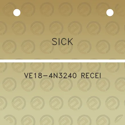 sick-ve18-4n3240-recei