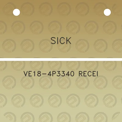 sick-ve18-4p3340-recei