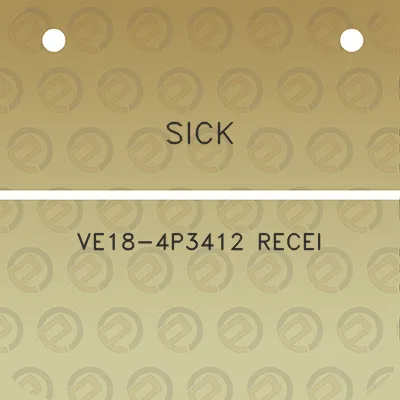 sick-ve18-4p3412-recei