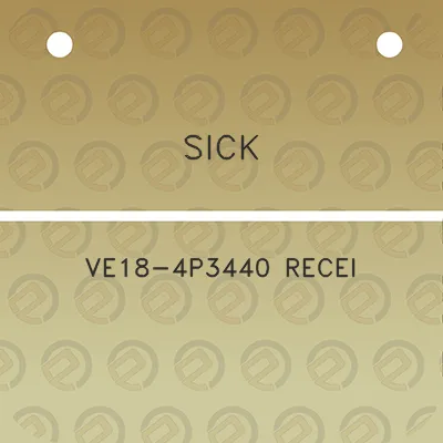 sick-ve18-4p3440-recei