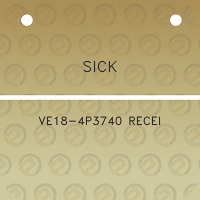 sick-ve18-4p3740-recei