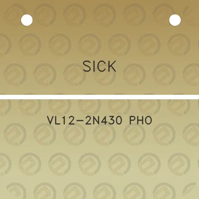 sick-vl12-2n430-pho