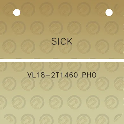 sick-vl18-2t1460-pho