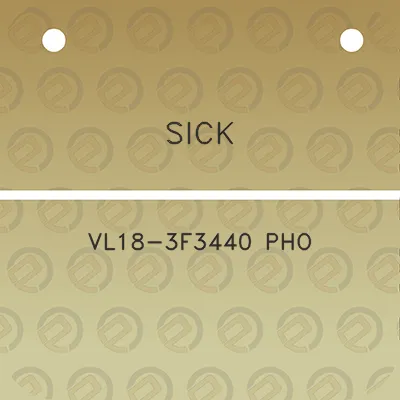 sick-vl18-3f3440-pho