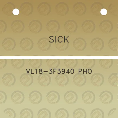 sick-vl18-3f3940-pho