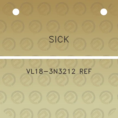 sick-vl18-3n3212-ref