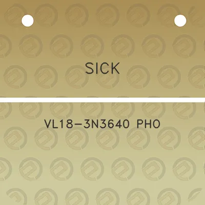 sick-vl18-3n3640-pho