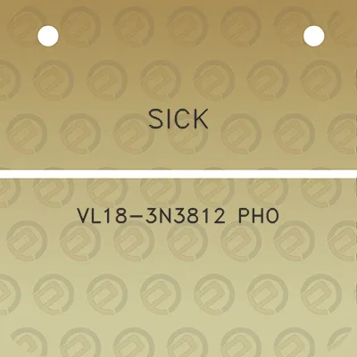 sick-vl18-3n3812-pho