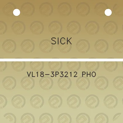 sick-vl18-3p3212-pho