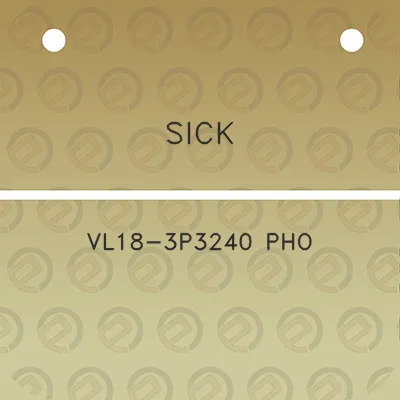 sick-vl18-3p3240-pho