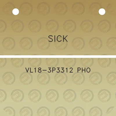 sick-vl18-3p3312-pho