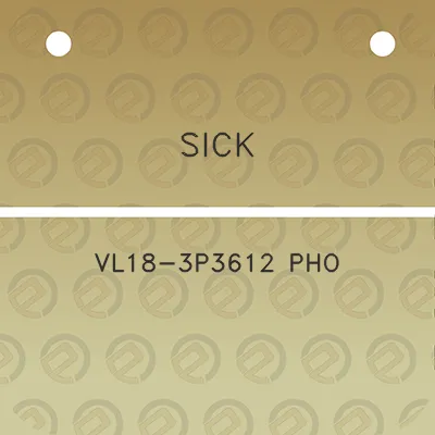 sick-vl18-3p3612-pho