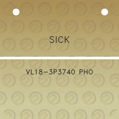 sick-vl18-3p3740-pho