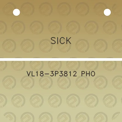 sick-vl18-3p3812-pho