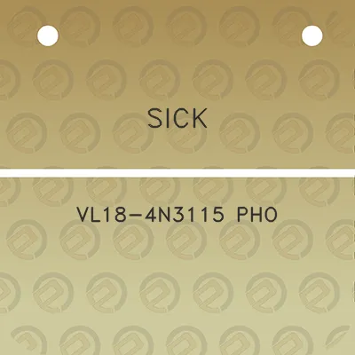 sick-vl18-4n3115-pho