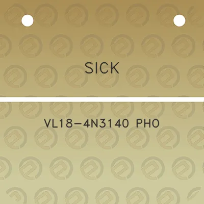 sick-vl18-4n3140-pho